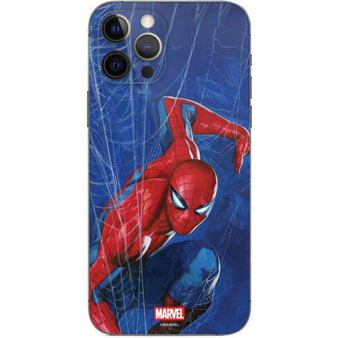 Marvel Spiderman World of Webs iPhone 12 Pro Skin