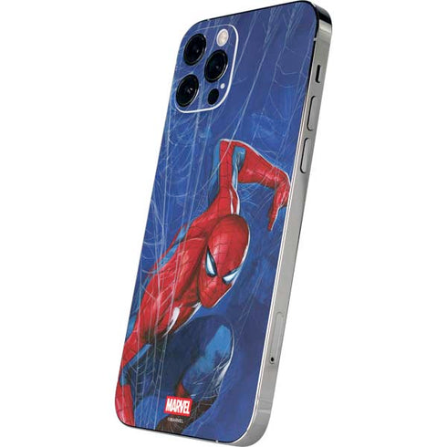 Marvel Spiderman World of Webs iPhone 12 Pro Skin