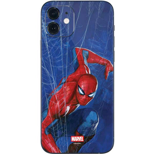 Marvel Spiderman World of Webs iPhone 12 Skin
