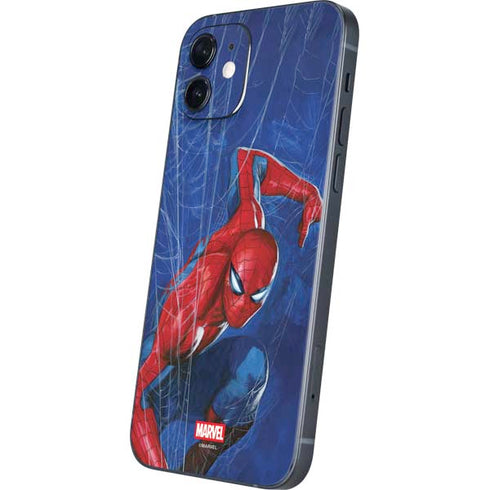 Marvel Spiderman World of Webs iPhone 12 Skin