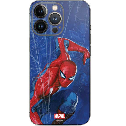 Marvel Spiderman World of Webs iPhone 13 Pro Skin