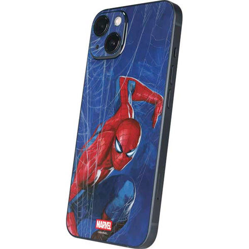 Marvel Spiderman World of Webs iPhone 13 Skin