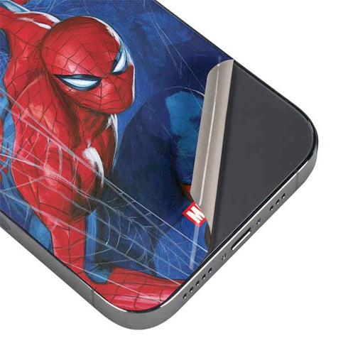 Marvel Spiderman World of Webs iPhone 14 Pro Skin