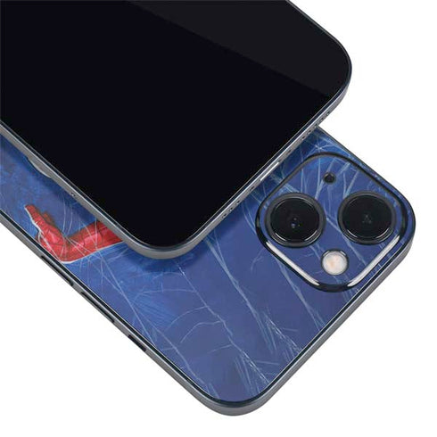 Marvel Spiderman World of Webs iPhone 14 Skin