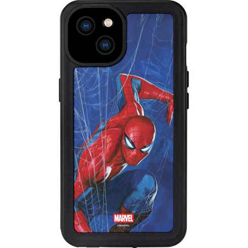 Marvel Spiderman World of Webs iPhone 15 Plus Waterproof Case