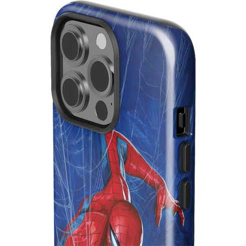 Marvel Spiderman World of Webs iPhone 15 Pro Impact Case