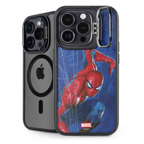 Marvel Spiderman World of Webs iPhone 15 Pro Max Kickstand Case