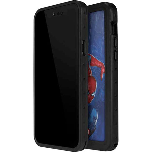 Marvel Spiderman World of Webs iPhone 15 Pro Waterproof Case