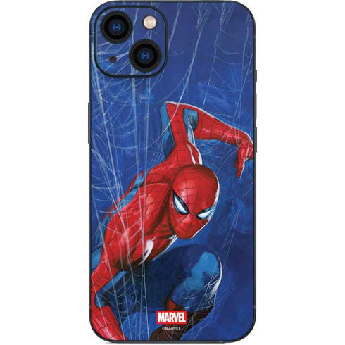 Marvel Spiderman World of Webs iPhone 15 Skin