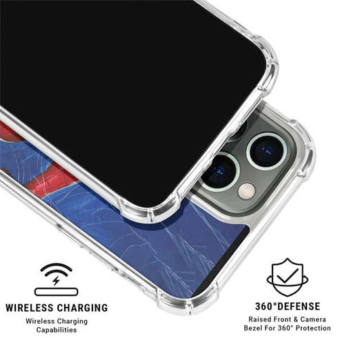 Marvel Spiderman World of Webs iPhone 16 Pro Clear Case