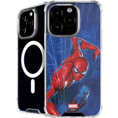 Marvel Spiderman World of Webs iPhone 16 Pro Max MagSafe Case