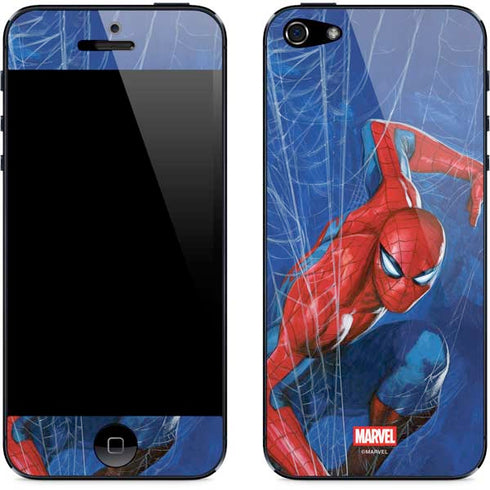 Marvel Spiderman World of Webs iPhone 5/5s/5SE Skin
