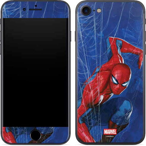 Marvel Spiderman World of Webs iPhone 8 Skin