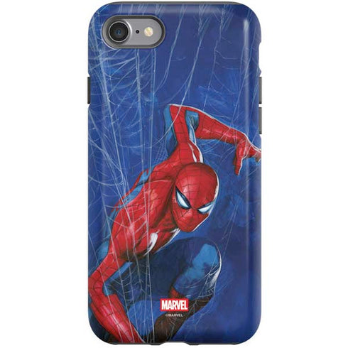 Marvel Spiderman World of Webs iPhone SE (2nd & 3rd Gen) Pro Case