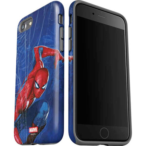 Marvel Spiderman World of Webs iPhone SE (2nd & 3rd Gen) Pro Case