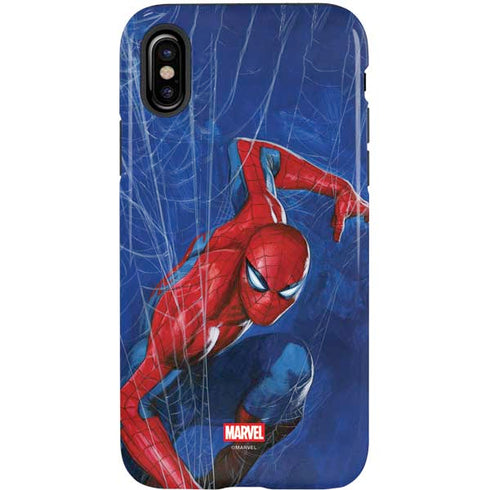 Marvel Spiderman World of Webs iPhone X Pro Case
