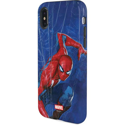 Marvel Spiderman World of Webs iPhone X Pro Case