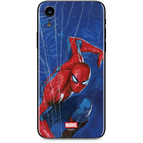 Marvel Spiderman World of Webs iPhone XR Skin