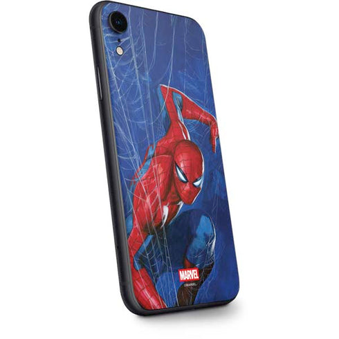 Marvel Spiderman World of Webs iPhone XR Skin