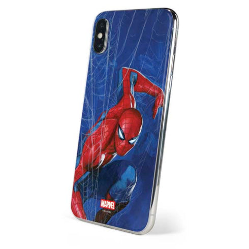 Marvel Spiderman World of Webs iPhone XS Max Skin