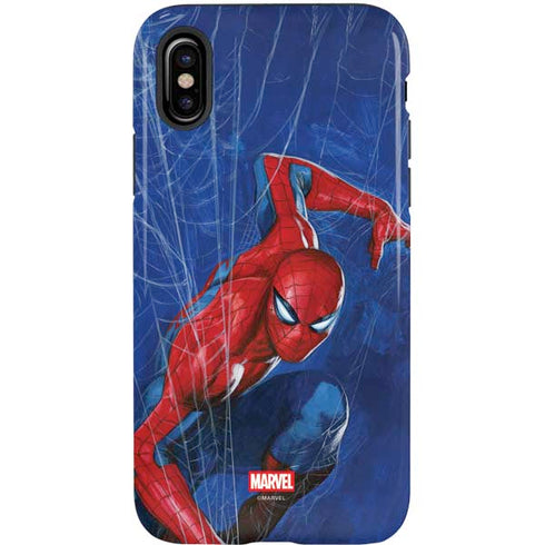 Marvel Spiderman World of Webs iPhone XS Pro Case