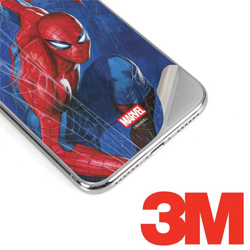 Marvel Spiderman World of Webs iPhone XS Skin