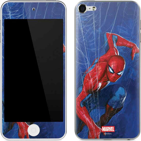 Marvel Spiderman World of Webs Apple iPod Skin