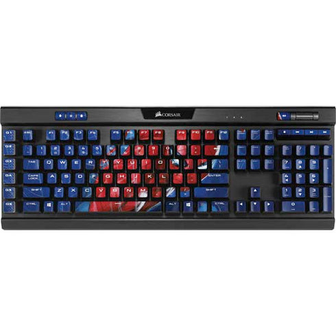 Marvel Spiderman World of Webs K95 RGB PLATINUM Mechanical Gaming Keyboard Skin