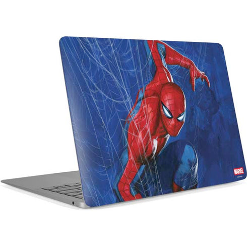 Marvel Spiderman World of Webs Apple MacBook Air Skin