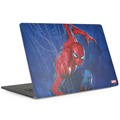 Marvel Spiderman World of Webs MacBook Skins