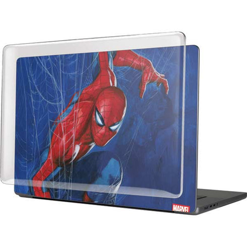 Marvel Spiderman World of Webs MacBook Pro 16in (2021-25) Case plus Skin
