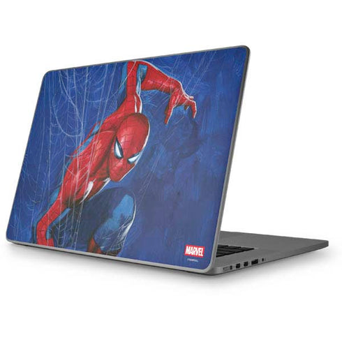Marvel Spiderman World of Webs Apple MacBook Pro 17-inch Skin