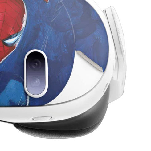 Marvel Spiderman World of Webs Meta Quest 3 Skin