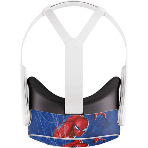 Marvel Spiderman World of Webs Meta Quest 3S Skin
