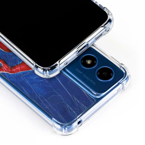 Marvel Spiderman World of Webs Moto G 5G (2024) Clear Case