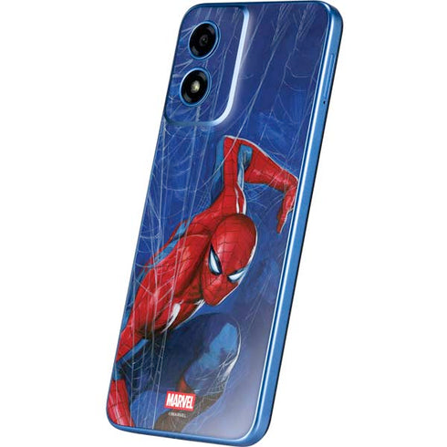 Marvel Spiderman World of Webs Moto G Play 4G (2024) Skin