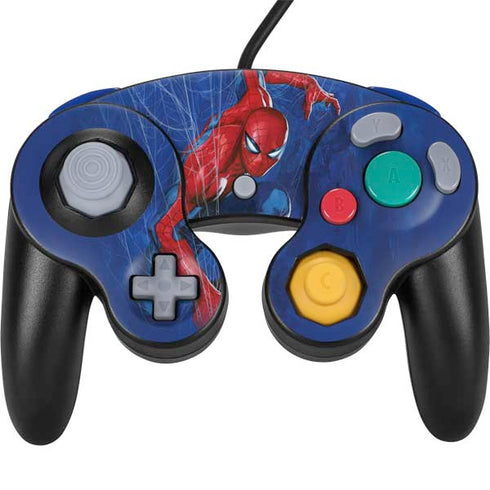 Marvel Spiderman World of Webs Nintendo GameCube Controller Skin