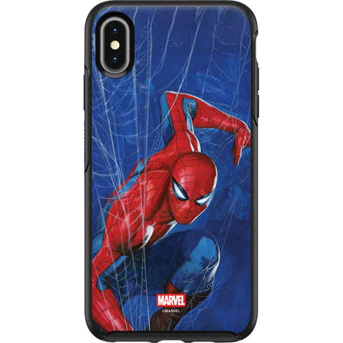Marvel Spiderman World of Webs Otterbox Symmetry iPhone Skin