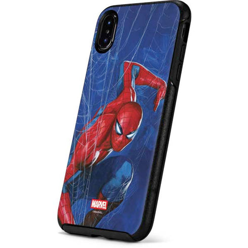 Marvel Spiderman World of Webs Otterbox Symmetry iPhone Skin