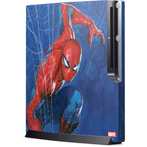 Marvel Spiderman World of Webs Playstation 3 & PS3 Slim Skin