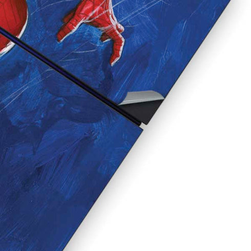 Marvel Spiderman World of Webs PS4 Console Skin