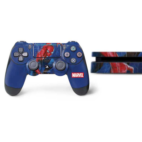 Marvel Spiderman World of Webs PS4 Slim Bundle Skin