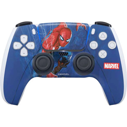 Marvel Spiderman World of Webs PS5 Controller Skin