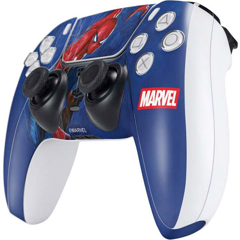 Marvel Spiderman World of Webs PS5 Controller Skin