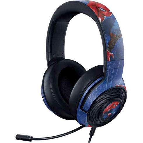 Marvel Spiderman World of Webs Razer Kraken X Skin