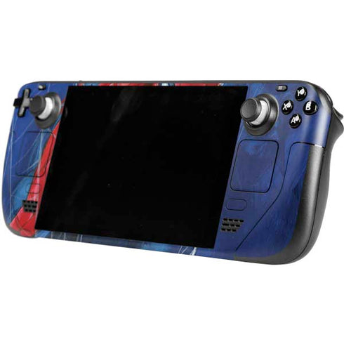 Marvel Spiderman World of Webs Steam Deck Handheld Gaming Computer Skin