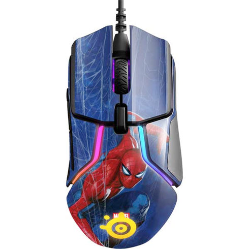 Marvel Spiderman World of Webs SteelSeries Rival 600 Gaming Mouse Skin