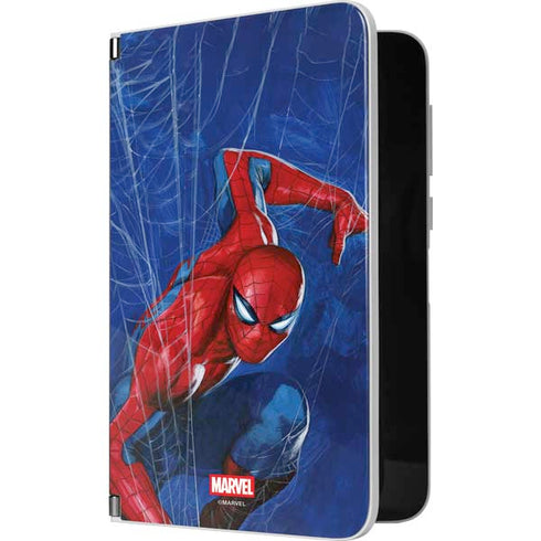 Marvel Spiderman World of Webs Surface Duo Skin