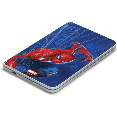 Marvel Spiderman World of Webs Surface Duo Skin