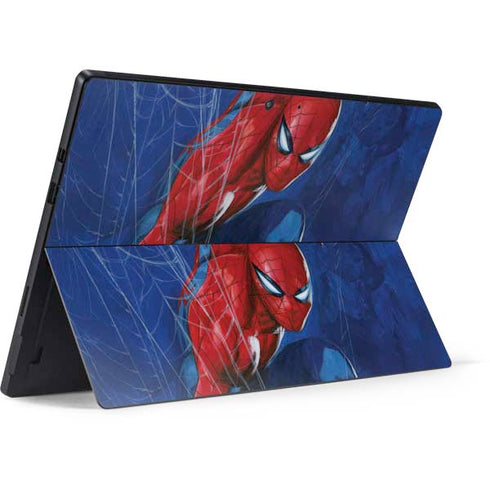 Marvel Spiderman World of Webs Surface Pro 7 Skin